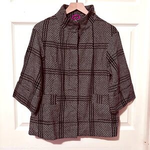 Tulle | Jacket | Gray & Black Weave Jacket